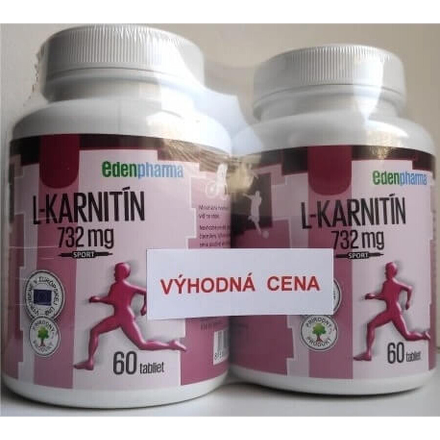 EDENPharma L-CARNITINE 732 mg DUOPACK 1×120 tbl, Nahrungsergänzungsmittel