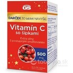 GS Vitamin C 500 mit Hagebutten 1×130 tbl, Nahrungsergänzungsmittel GS Vitamin C 500 mit Hagebutten 1×130 tbl, Nahrungsergänzungsmittel