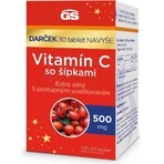 GS Vitamin C 500 mit Hagebutten 1×130 tbl, Nahrungsergänzungsmittel GS Vitamin C 500 mit Hagebutten 1×130 tbl, Nahrungsergänzungsmittel