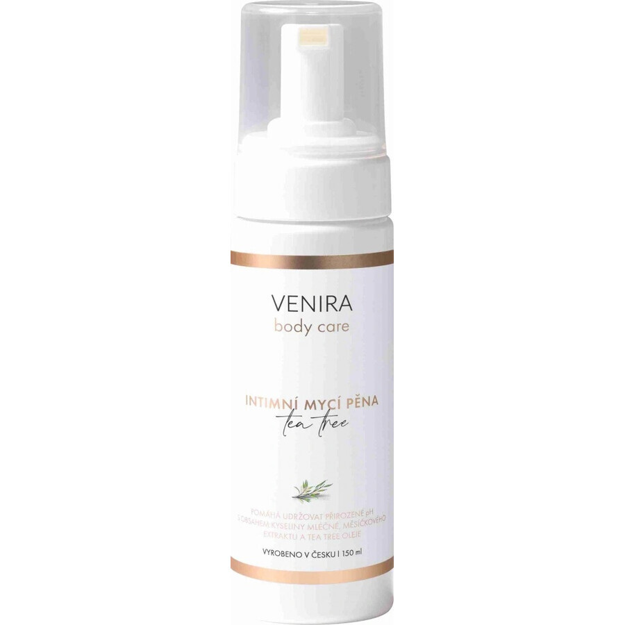 VENIRA Espuma Lavante Íntima Árbol del Té 1×150 ml, Espuma Lavante Íntima