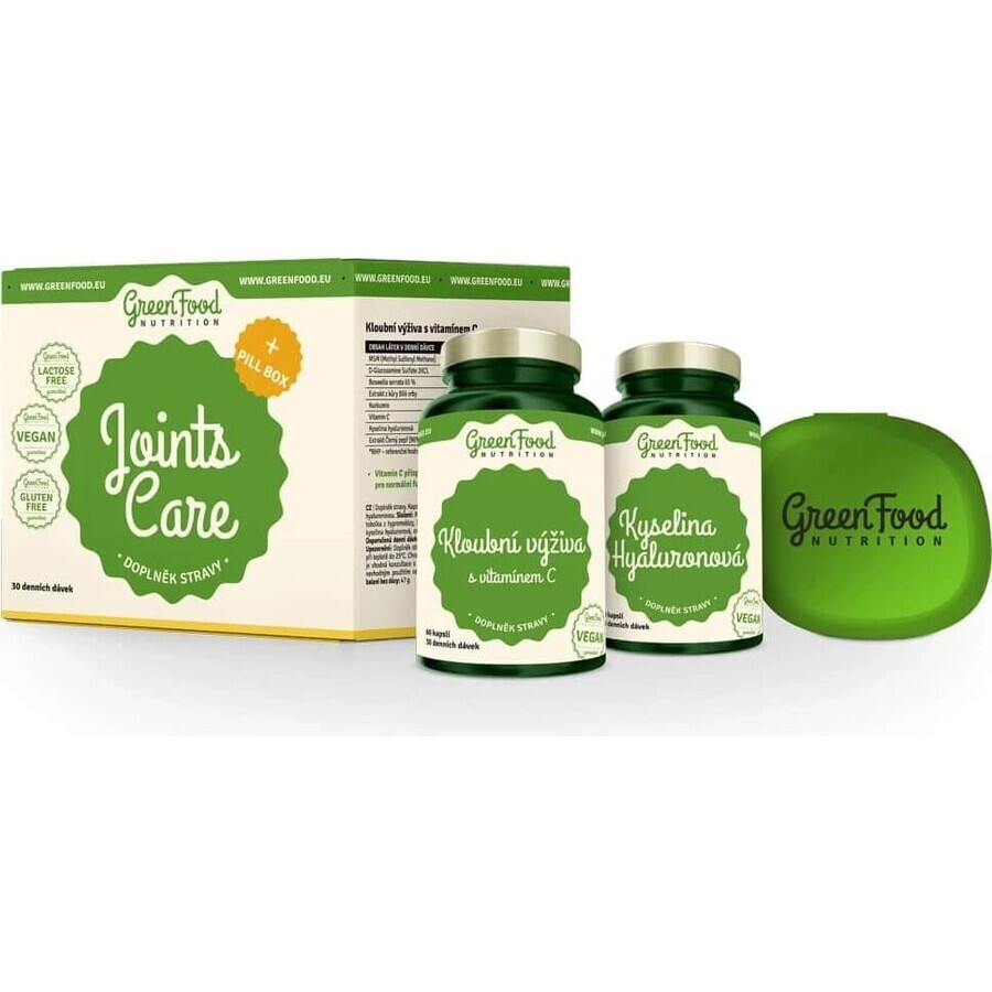 GreenFood Nutrition JOINTS CARE + Pillendoosje 1×1set