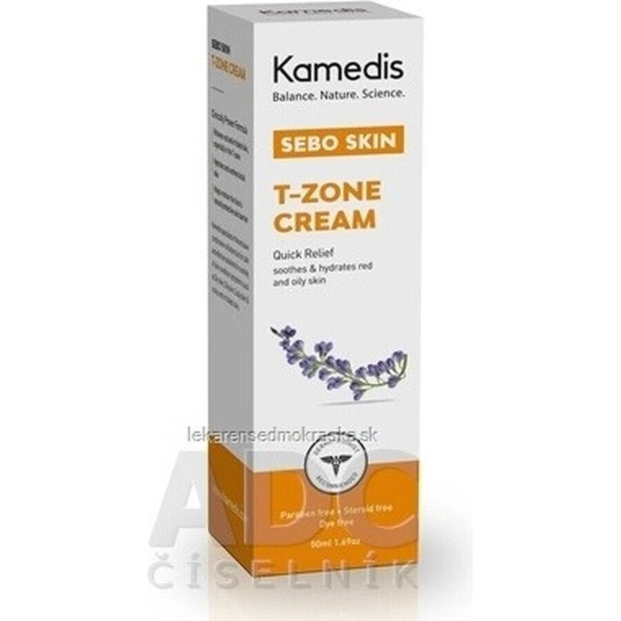 Kamedis SEBO SKIN CREMA ZONA T 1×50 ml, CREMA ZONA T