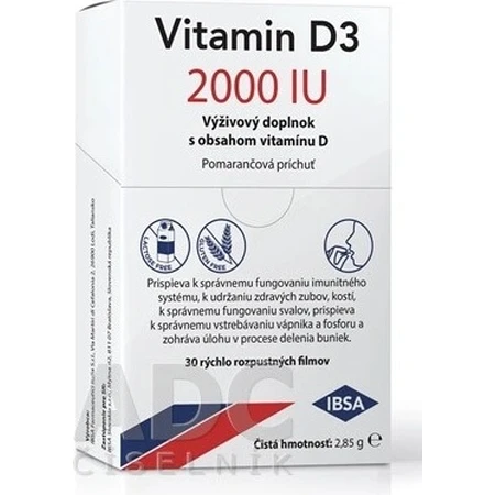 VITAMIN D3 IBSA IBSA 2000 IU 1×30 Stück, Nahrungsergänzungsmittel