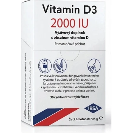 VITAMIN D3 IBSA IBSA 2000 IU 1×30 Stück, Nahrungsergänzungsmittel