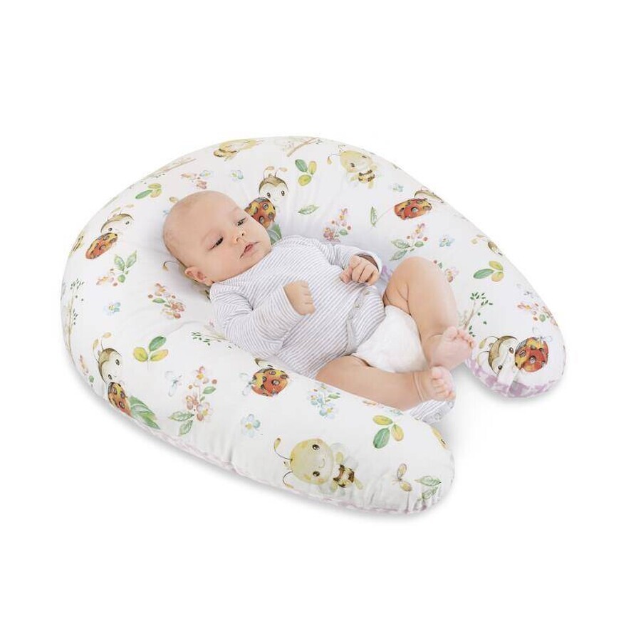 Pillowcase for nursing pillow 665/022 ladybirds