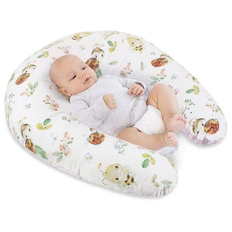 Pillowcase for nursing pillow 665/022 ladybirds
