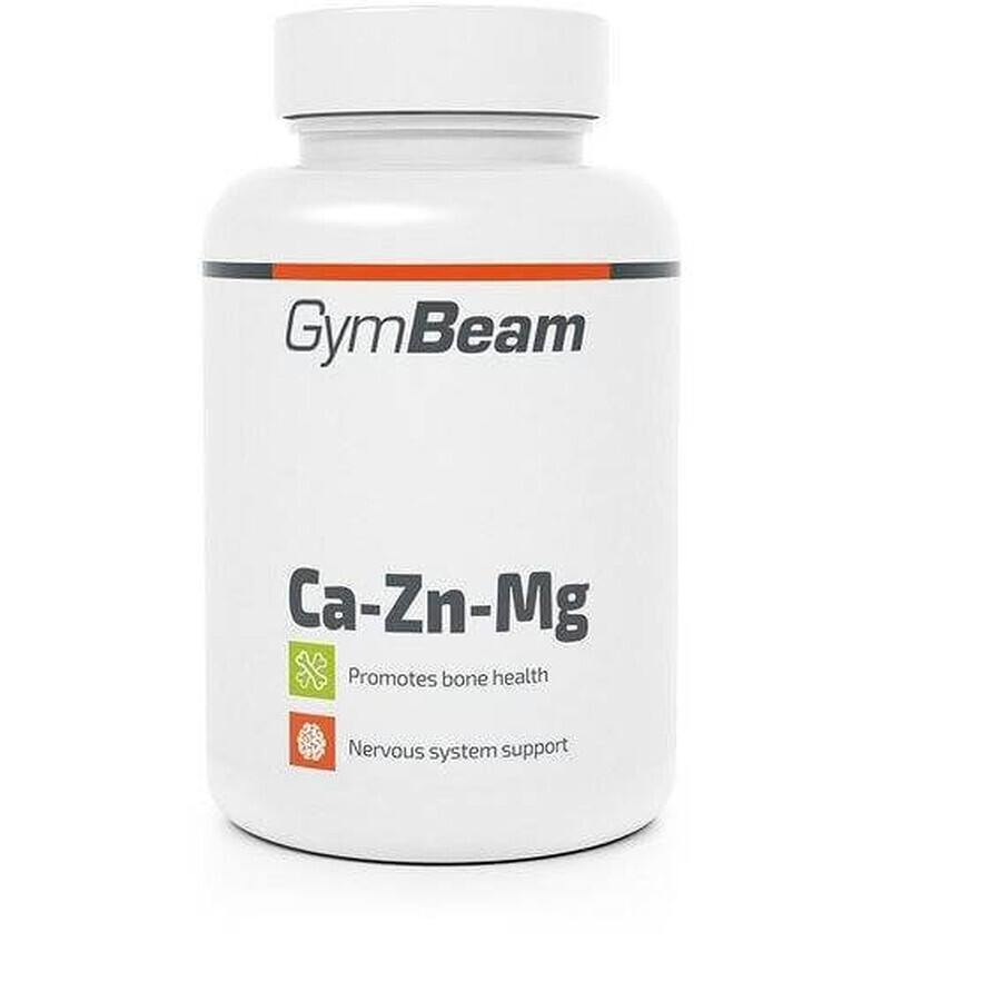 Gymbeam ca-zn-mg 60 tab 60tbl 1×60 Tabletten ohne Geschmacksverstärker
