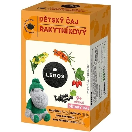 LEROS Children's tea - sea buckthorn 20×2 g, tea