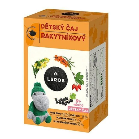 LEROS Children's tea - sea buckthorn 20×2 g, tea