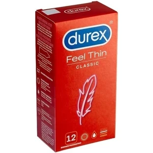DUREX Feel Thin Classic 1×12 stuks, condooms