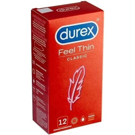 DUREX Feel Thin Classic 1×12 Stück, Kondome