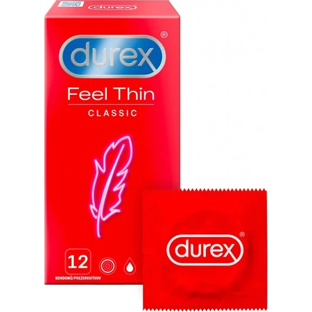 DUREX Feel Thin Classic 1×12 Stück, Kondome