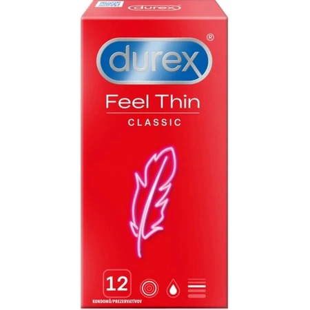 DUREX Feel Thin Classic 1×12 Stück, Kondome