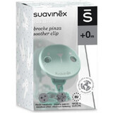 Suavinex Prem Pacifier clip Hygge Green 1×1 pc, pacifier clip