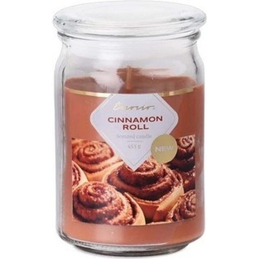 Buy Emocio Glass bottle 93x142 mm with glass lid Scented candle Cinnamon Roll 1×1 pc, size 93 x 142 mm Emocio Glass bottle 93x142 mm with glass lid Scented candle Cinnamon Roll 1×1 pc, size 93 x 142 mm