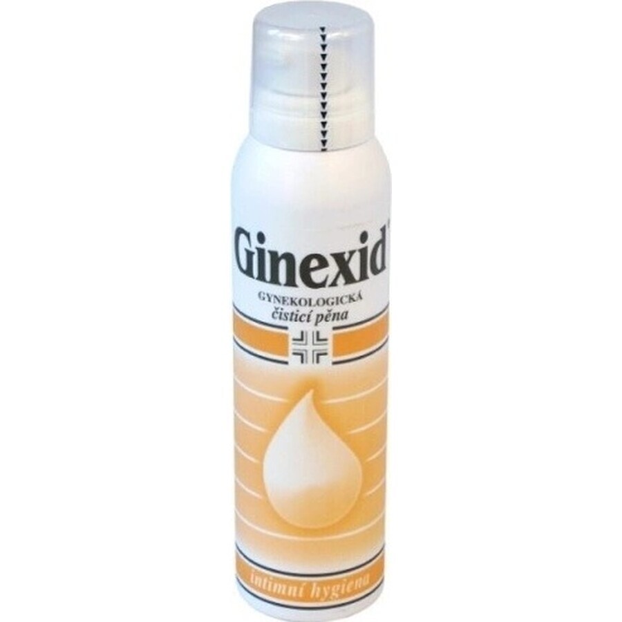 GINEXID mousse nettoyante gynécologique 1×150 ml, hygiène vaginale