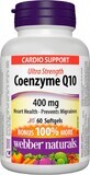 WEBBER NATURALS Coenzima Q10 400 mg EXTRA FORTE 1&#215;60 cps, supliment alimentar