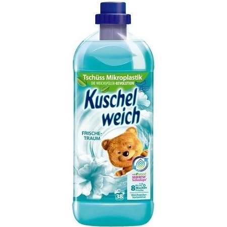 Acondicionador para ropa Kuschelweich - Fresh Dream (turquesa), 38 lavados 1×1 l, acondicionador para ropa