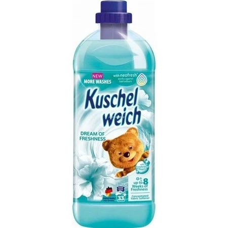 Acondicionador para ropa Kuschelweich - Fresh Dream (turquesa), 38 lavados 1×1 l, acondicionador para ropa