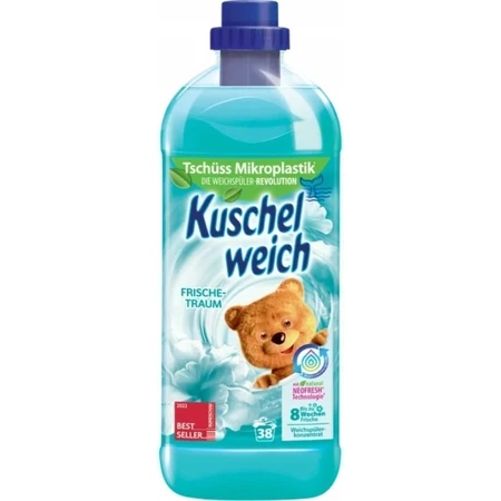 Acondicionador para ropa Kuschelweich - Fresh Dream (turquesa), 38 lavados 1×1 l, acondicionador para ropa