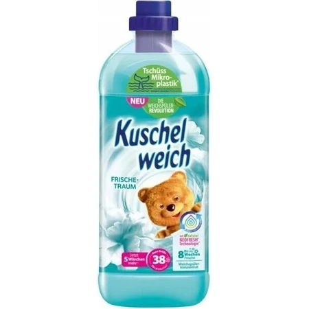 Acondicionador para ropa Kuschelweich - Fresh Dream (turquesa), 38 lavados 1×1 l, acondicionador para ropa
