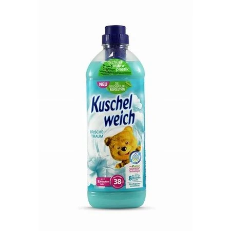 Acondicionador para ropa Kuschelweich - Fresh Dream (turquesa), 38 lavados 1×1 l, acondicionador para ropa