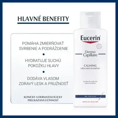 Eucerin DermoCapillaire Champú 5% Urea 1×250 ml para piel seca