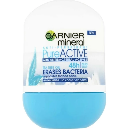 Garnier Mineral Pure Active 48h roll-on 1×50 ml antitranspirante bala