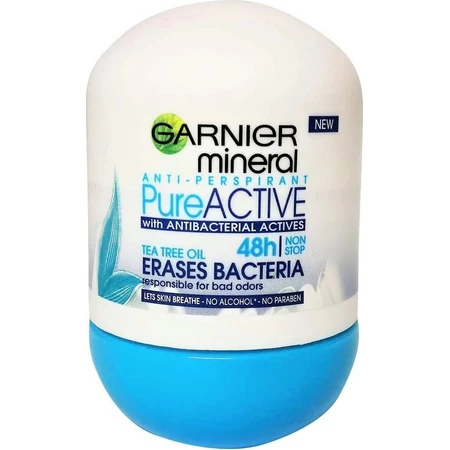 Garnier Mineral Pure Active 48h roll-on 1×50 ml antitranspirante bala