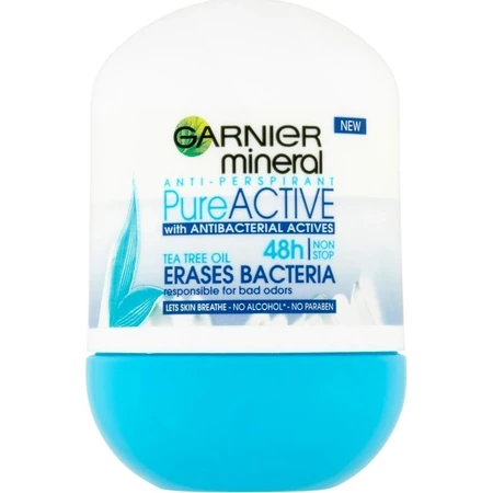 Garnier Mineral Pure Active 48h roll-on 1×50 ml antitranspirante bala