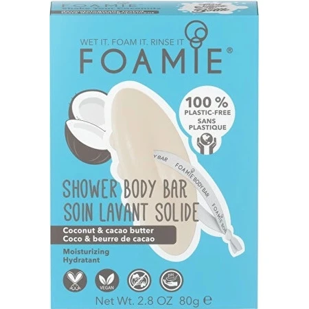Foamie Shake Your Coconuts Festes Duschgel 1×1 Stück, festes Duschgel