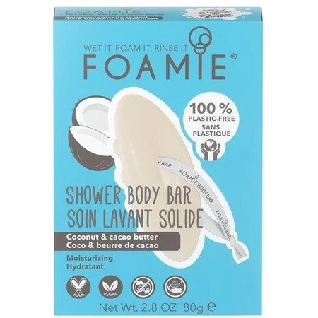 Foamie Shake Your Coconuts Festes Duschgel 1×1 Stück, festes Duschgel