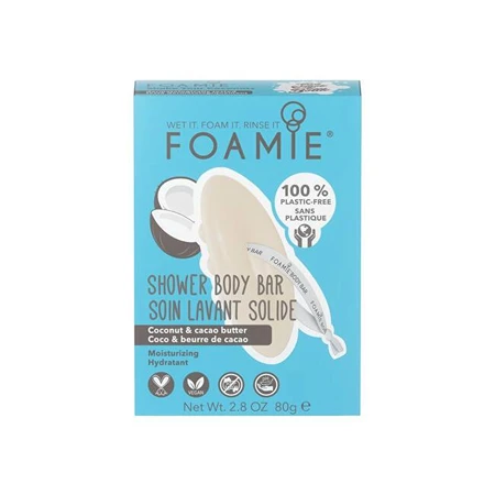 Foamie Shake Your Coconuts Festes Duschgel 1×1 Stück, festes Duschgel