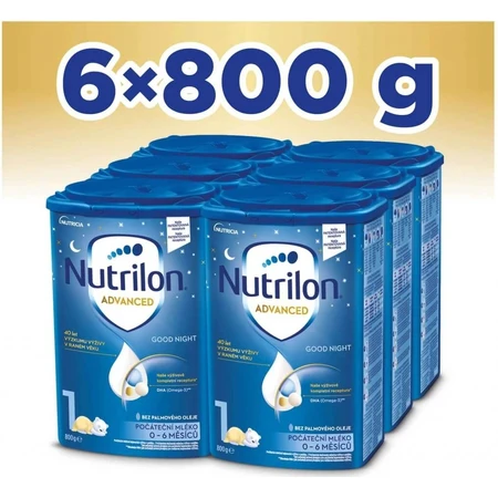 Nutrilon Advanced 1 Gute Nacht 6×800 g, Säuglingsmilch