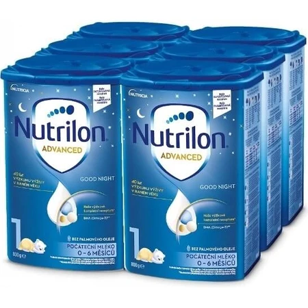 Nutrilon Advanced 1 Gute Nacht 6×800 g, Säuglingsmilch