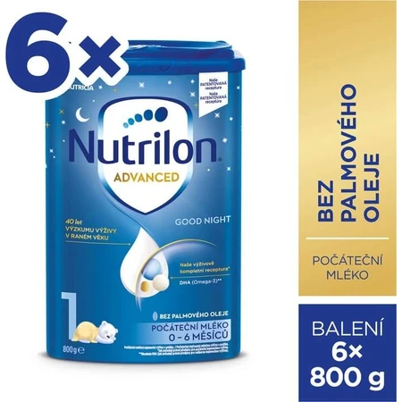 Nutrilon Advanced 1 Gute Nacht 6×800 g, Säuglingsmilch