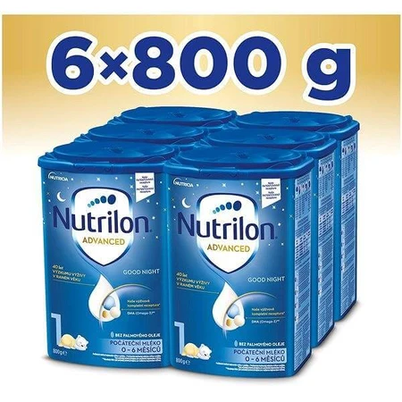 Nutrilon Advanced 1 Gute Nacht 6×800 g, Säuglingsmilch