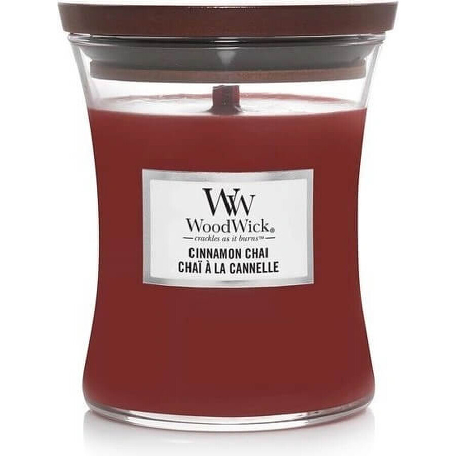 Buy WoodWick Cinnamon Chai medium candle 1×275 g, scented candle WoodWick Cinnamon Chai medium candle 1×275 g, scented candle