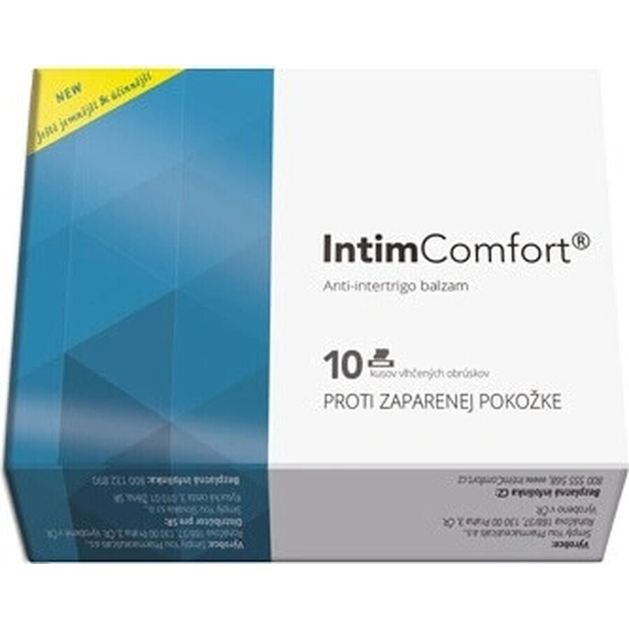 INTIMComfort Toallitas húmedas complejo anti-intertrigo 1x25 unid.