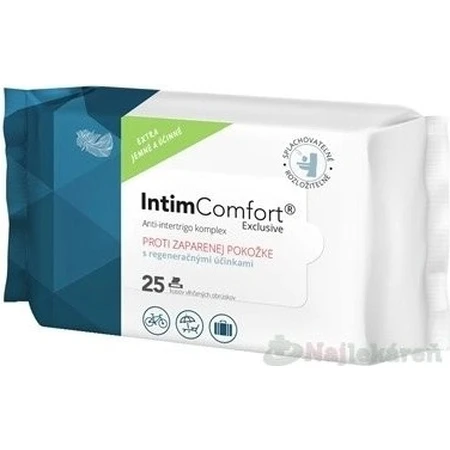 INTIMComfort Wet wipes multipack complex anti-intertrigo 1x25 pcs
