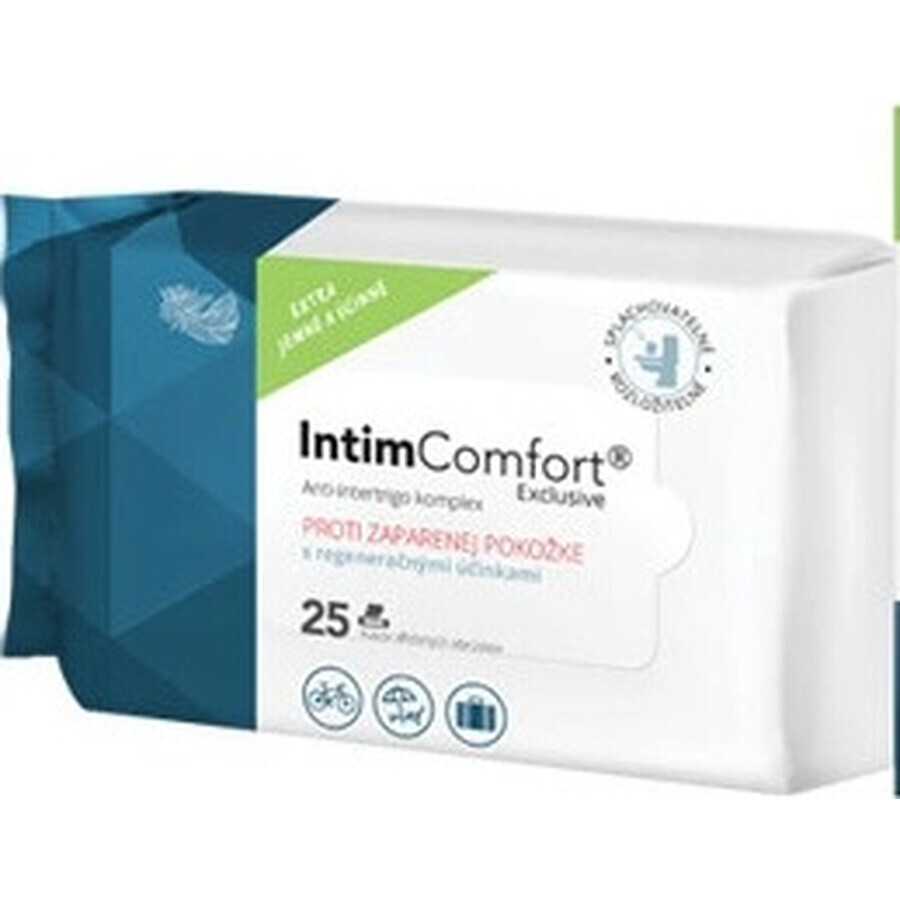 INTIMComfort Toallitas húmedas complejo anti-intertrigo 1x25 unid.