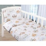 Cearșafuri pentru copii AGÁTA 90/024 animale pe nor 90x135,45x60 Cearșafuri pentru copii AGÁTA 90/024 animale pe nor 90x135,45x60