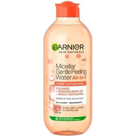 Garnier Alles-in-één micellair water peeling, 400 ml 1×400 ml, micellair water