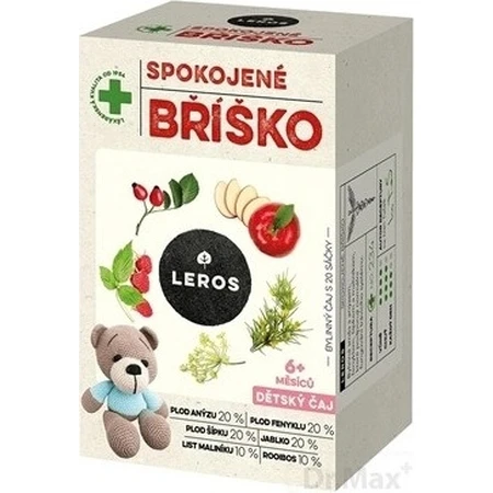 Té infantil LEROS SOOTHY BELLY 20×2 g, té de hierbas para la barriguita de los niños