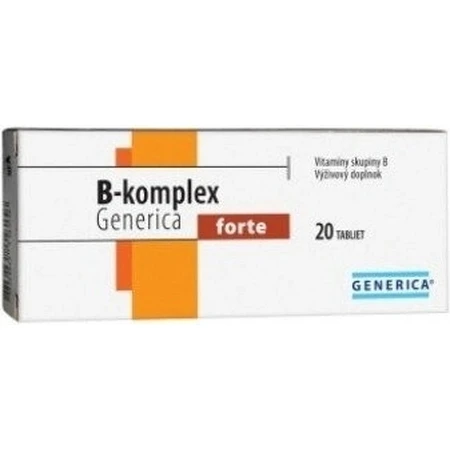 GENERICA B-complex forte plus 1×20 tbl, B-complex
