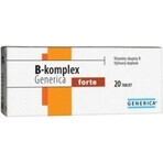 GENERICA B-complex forte plus 1×20 tbl, B-complex GENERICA B-complex forte plus 1×20 tbl, B-complex