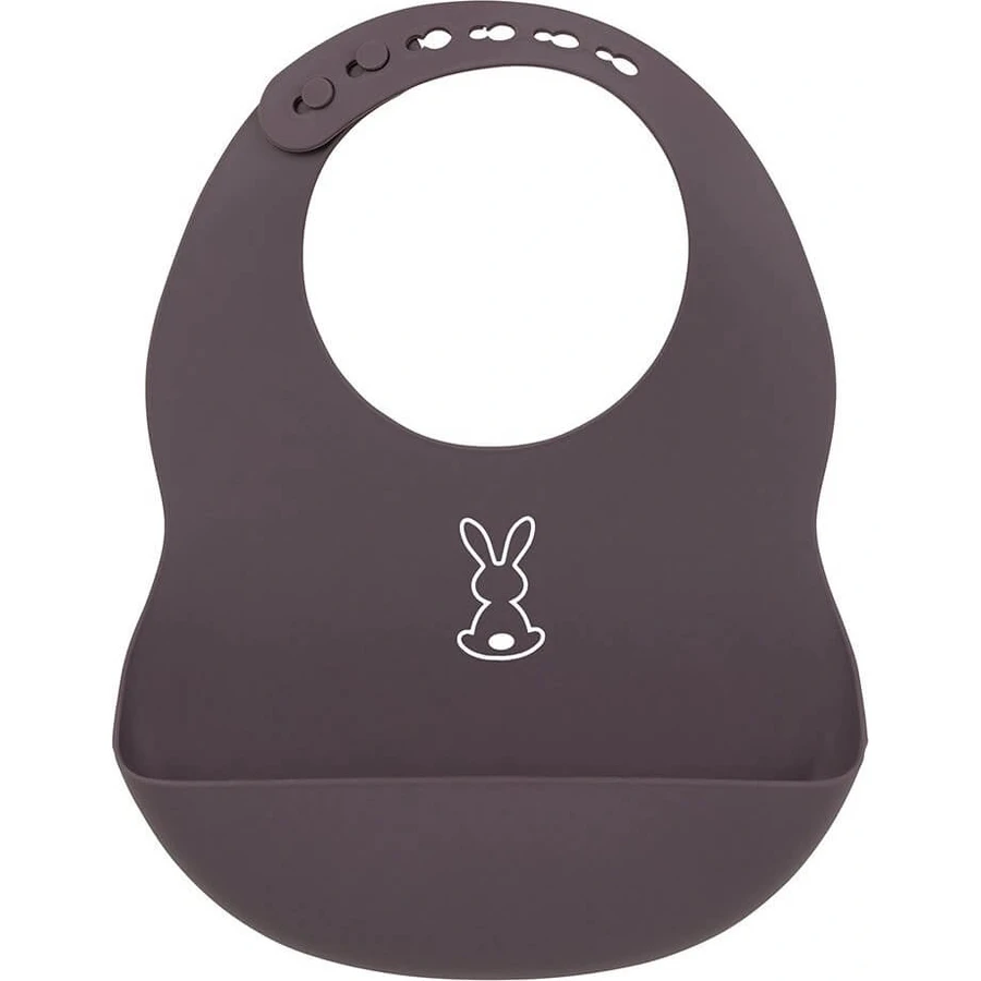 NATTOU BPA free dark purple BPA free 1×1 pc, silicone bib