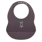 NATTOU BPA free dark purple BPA free 1×1 pc, silicone bib