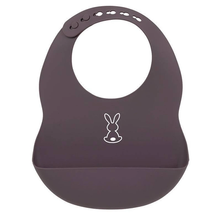 NATTOU BPA free dark purple BPA free 1×1 pc, silicone bib