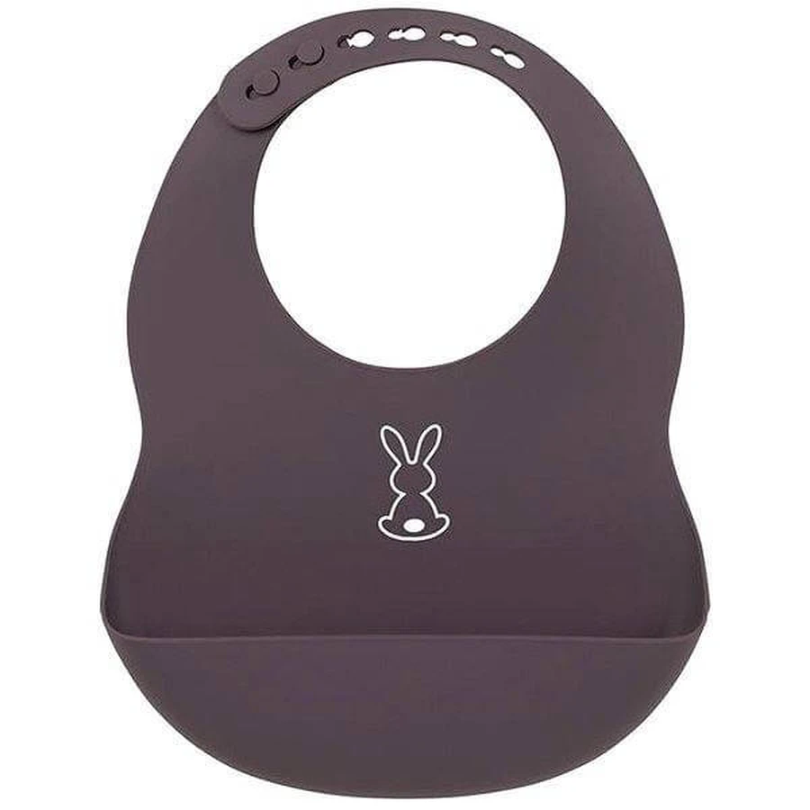 NATTOU BPA free dark purple BPA free 1×1 pc, silicone bib